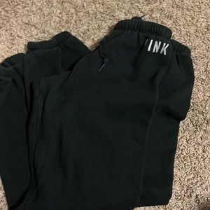 Black sweatpants (pink)